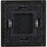 Заглушка IEK FORTEPIANO с суппортом FP341 серый FP-PL10-K03